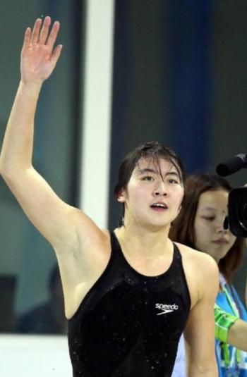 00后天才少女一战成名，中国游泳队刘子歌、焦刘洋的接班人？