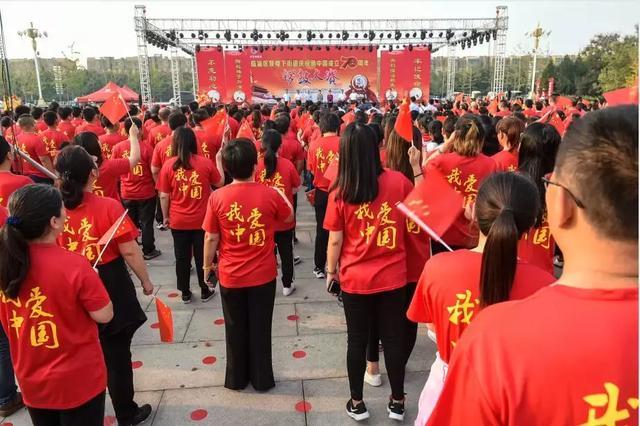 临淄区暨稷下街道庆祝新中国成立70周年锣鼓大赛响彻全城