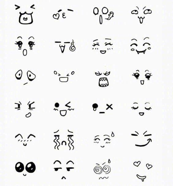 简笔小表情合辑，收藏！