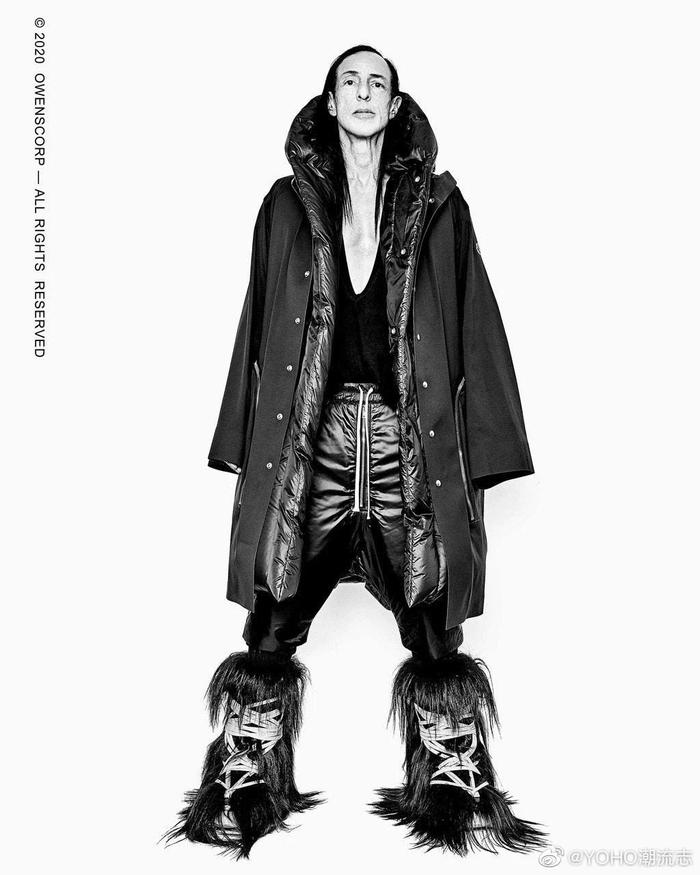 日前高人气品牌 Moncler 找来知名设计师 Rick Owens 打造全新合作系