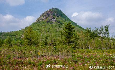 华山，又名华不注山。地处济南市区东北，位于黄河以南，小清河以北