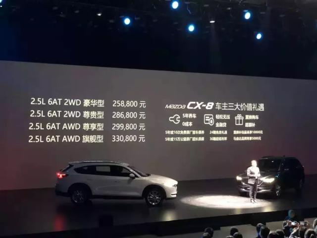 销量暴跌的马自达，新推CX-8售价25.88-33.08万元