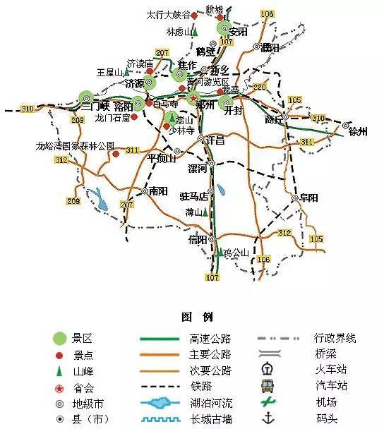 中国34省旅游地图：超详细精简版，你也可以是旅游达人