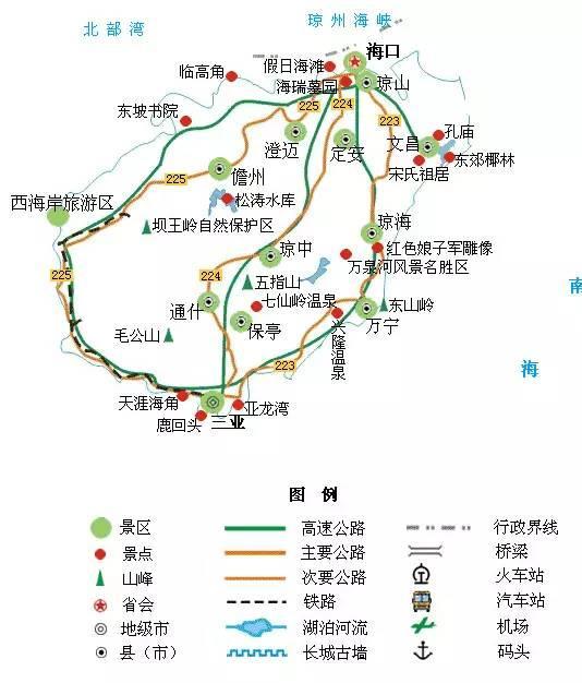 中国34省旅游地图：超详细精简版，你也可以是旅游达人