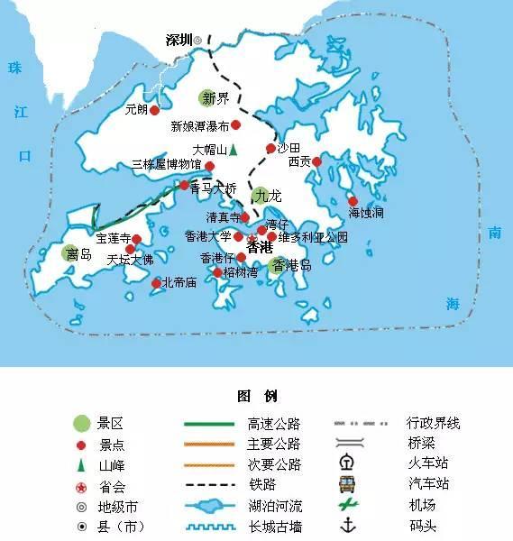 中国34省旅游地图：超详细精简版，你也可以是旅游达人