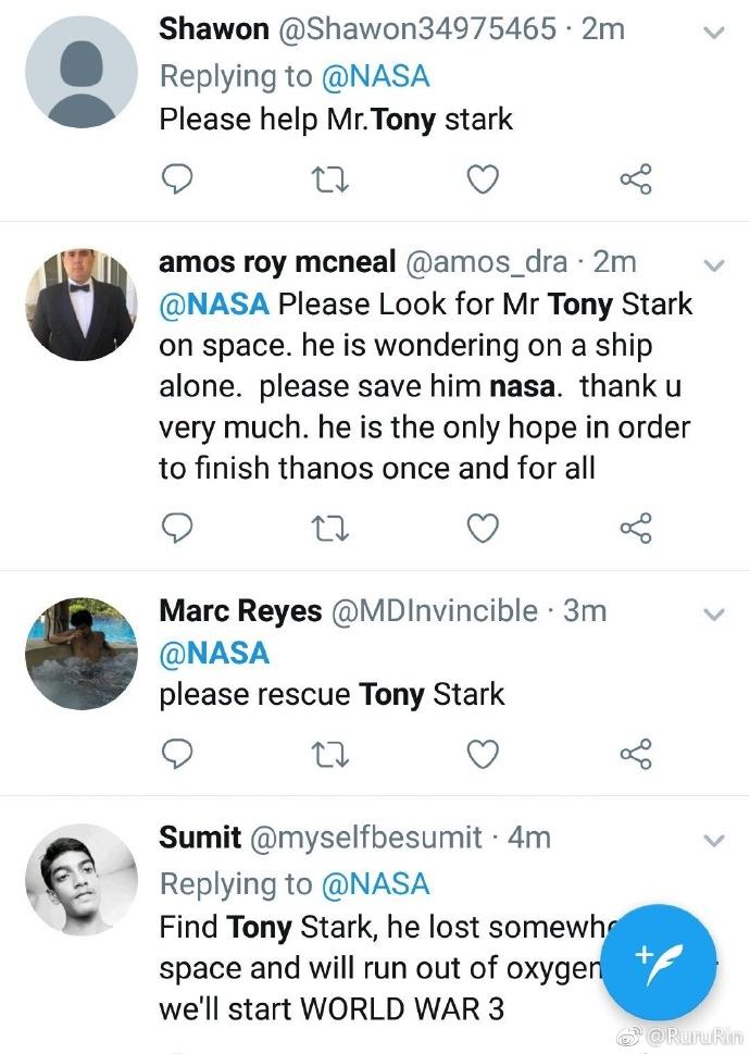 囧哥:“救救钢铁侠！”沙雕网友惊动NASA，对方回应…