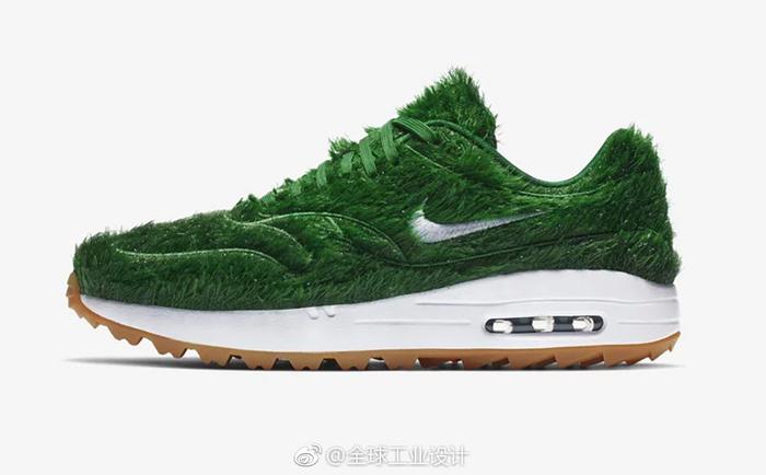 耐克以高尔夫球为灵感，推出AirMax1Golf“Grass”草皮配色新款