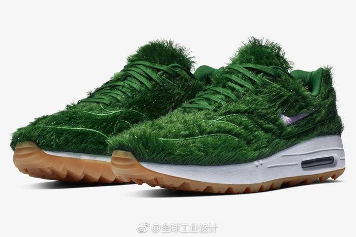 耐克以高尔夫球为灵感，推出AirMax1Golf“Grass”草皮配色新款