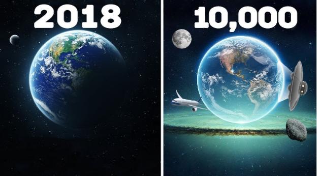 乘坐“时光机”，一起来看看5000年后的地球