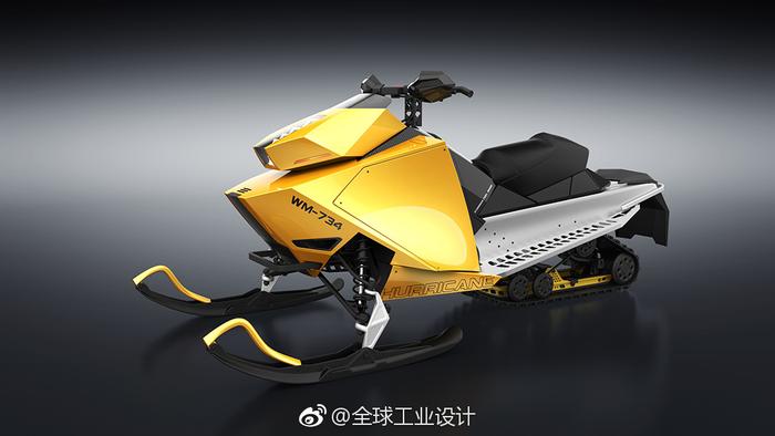 Wemotaci是一个酷炫的雪地摩托车，锋利的形状