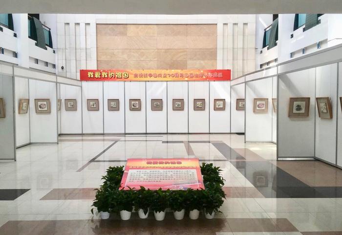 “我爱我的祖国” 专题国画作品展在杭州青少年活动中心开展啦