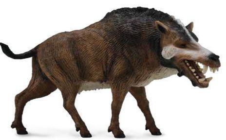 这种史前巨猪因同类相残又称残暴猪，个头像牛一样，重量可达一吨