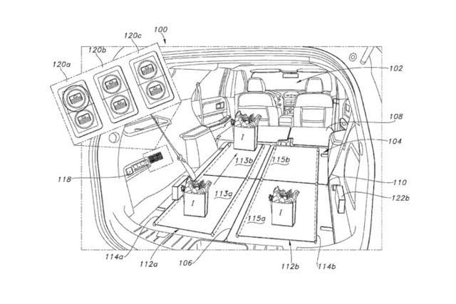福特新专利：二三排座椅放倒变成传送带