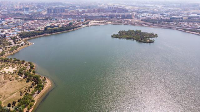 航拍沈阳城，看沈阳最大城中湖丁香湖的前世今生