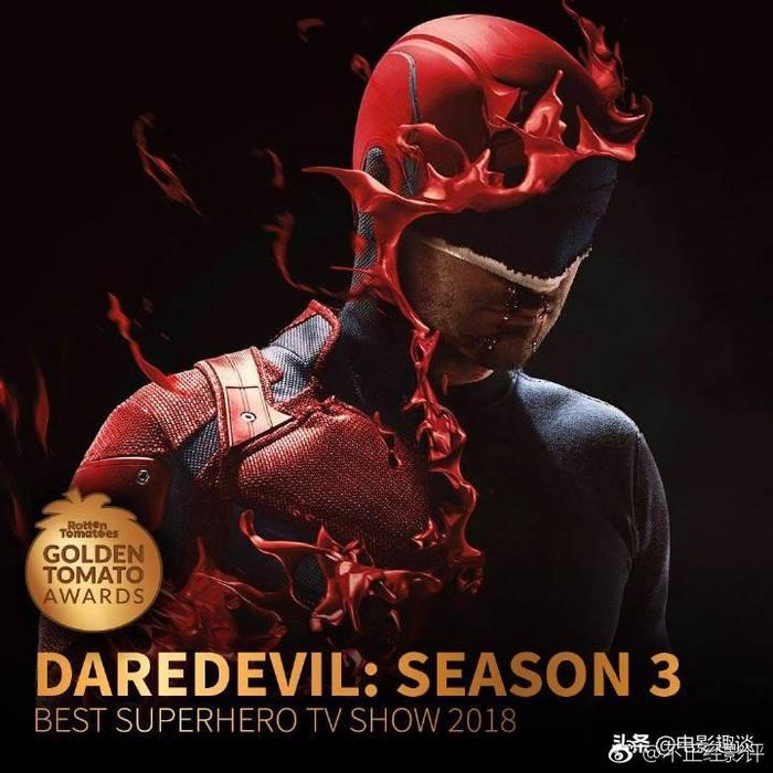 《夜魔侠》第三季获得烂番茄2018年度最佳超级英雄美剧！