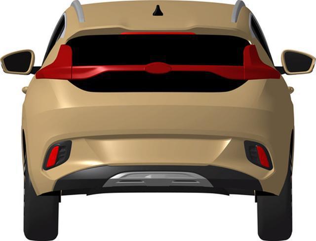 奇瑞全新轿跑SUV专利图 采用贯穿式尾灯/对抗吉利星越