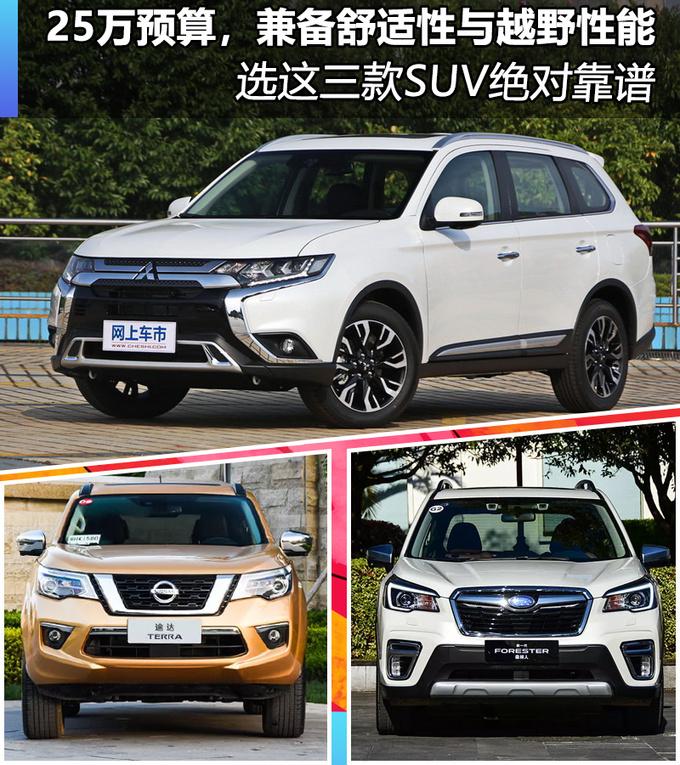 预算25万，想买省心又能越野的SUV，应该怎么选？