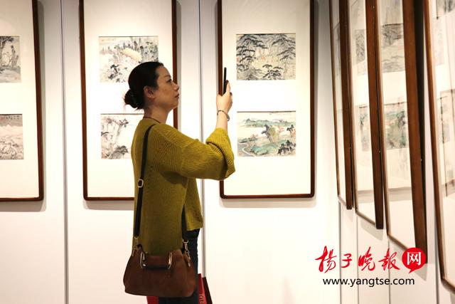 沈子丞书画展亮相苏大文正艺术馆  不少作品首次在苏州展示
