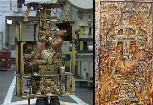 消失的玛雅文明，神殿浮雕中的火箭，以现在的技术根本造不出