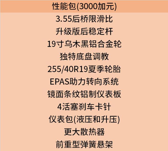 加规中规有何不同？福特野马配置对比分析