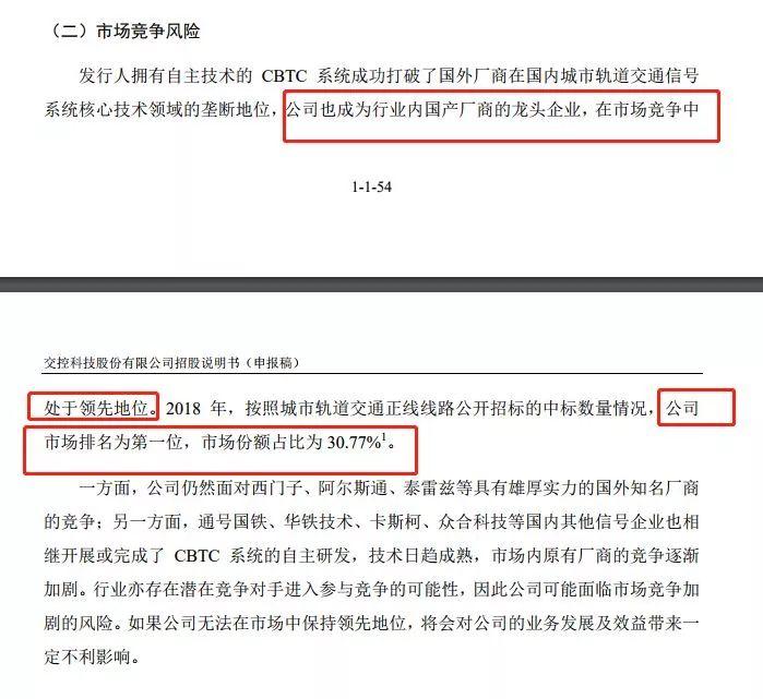 中金公司科创板处分首吃螃蟹，被擅改招股书的交控科技会凉凉吗？