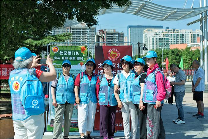 太阳宫“楼门长”宣誓就职 |组图