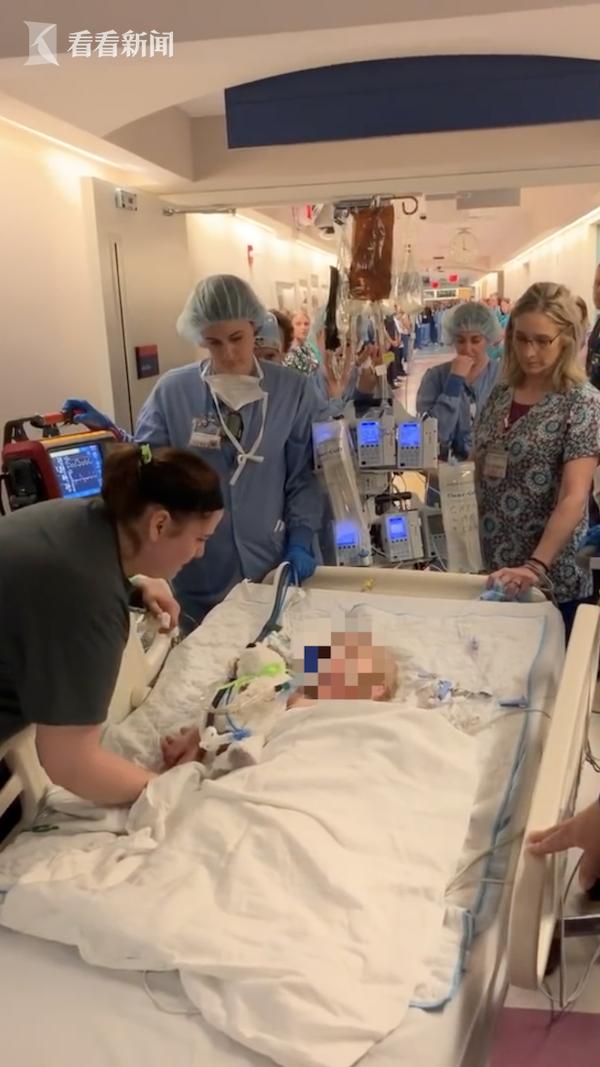 视频｜脑死亡女婴器官救3人的命 医护人员全体列队送别