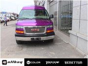 “陆地飞行器” GMC商务之星改色电镀紫罗兰