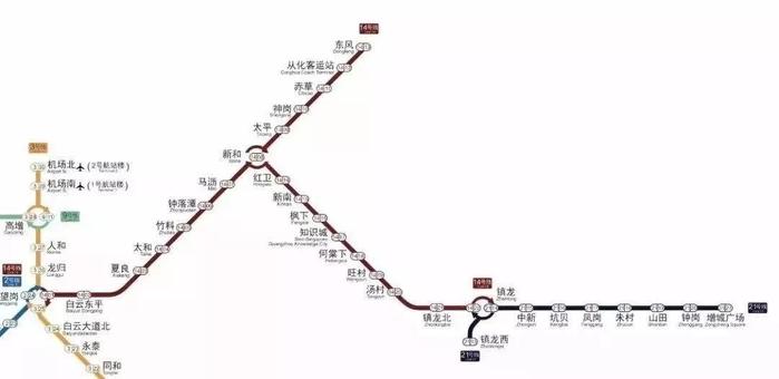 广州8条地铁新线进展出炉！五号线东延段各站出入口曝光