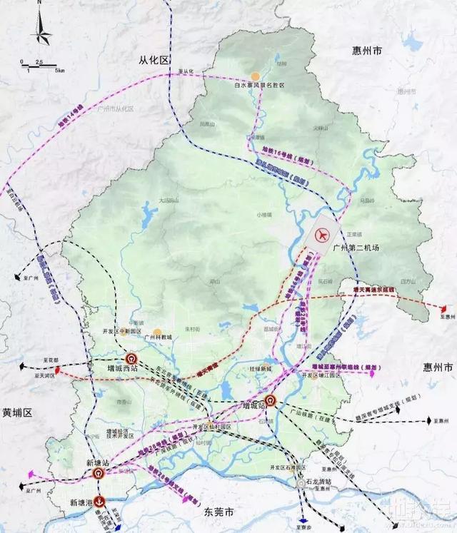 14号线三期规划曝光！从化温泉镇、良口镇有地铁啦