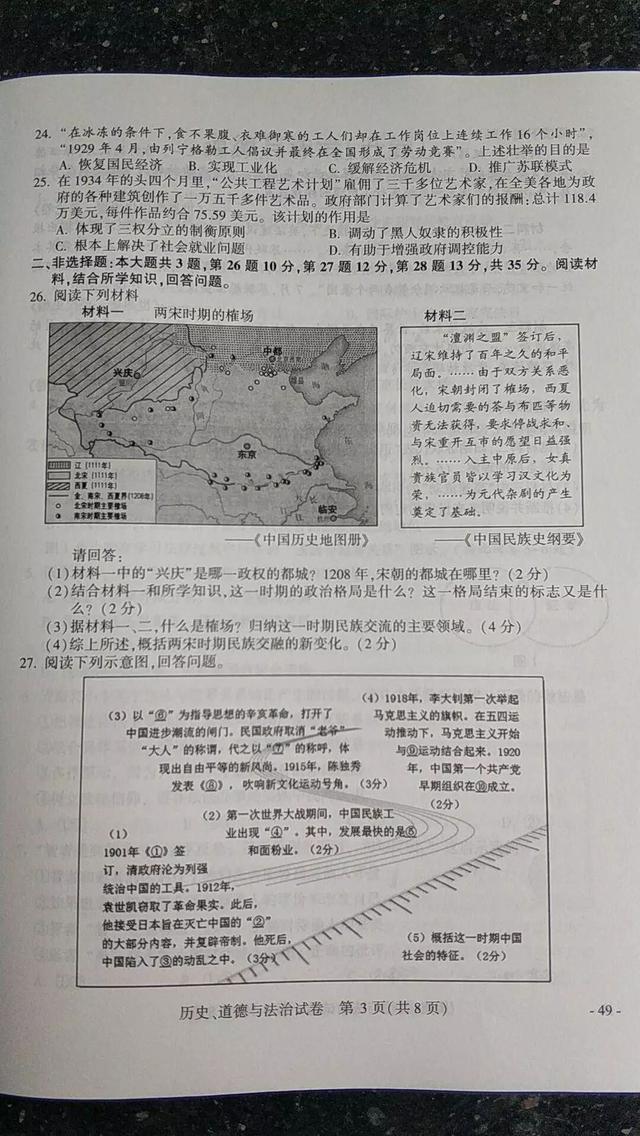 刚刚，南京中考全科试卷及答案发布！