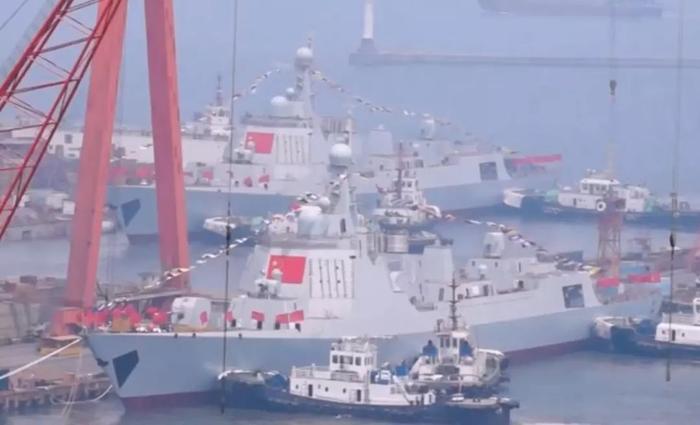 中国新战舰曝光！055下饺子的今天，052D的潜能多久会被“榨干”？