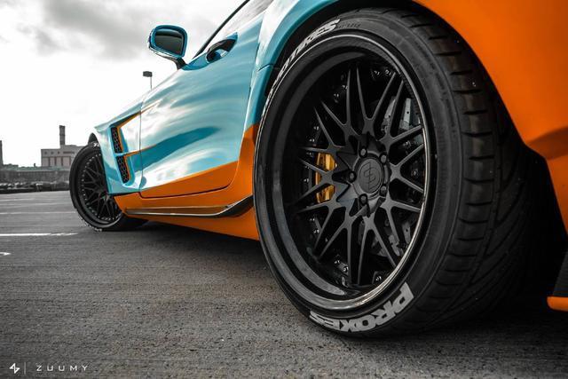 海湾蓝AMG GT S，这个涂装太漂亮了！