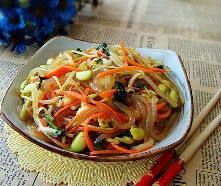 家常美食推荐：小炒刀豆丝，洋葱爆猪肝，素肉油菜，黄豆芽拌粉丝