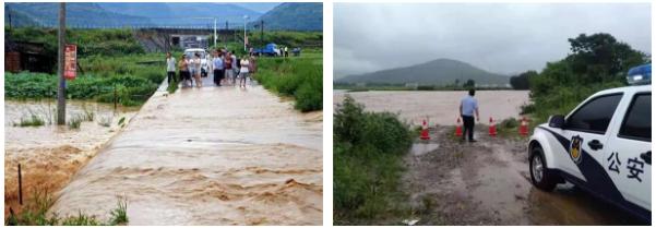 逆水而行的“警察蓝”，暴雨中最暖心的“安全色”