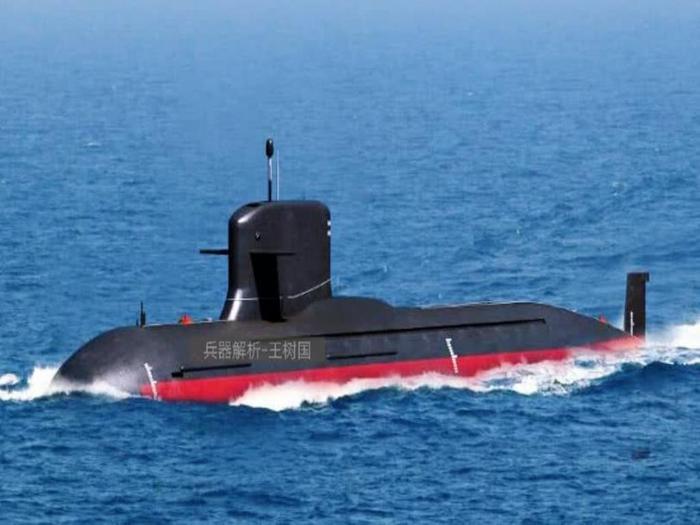 中国093B核潜艇增设龟背！搭载垂发系统，性能不及英国核潜艇