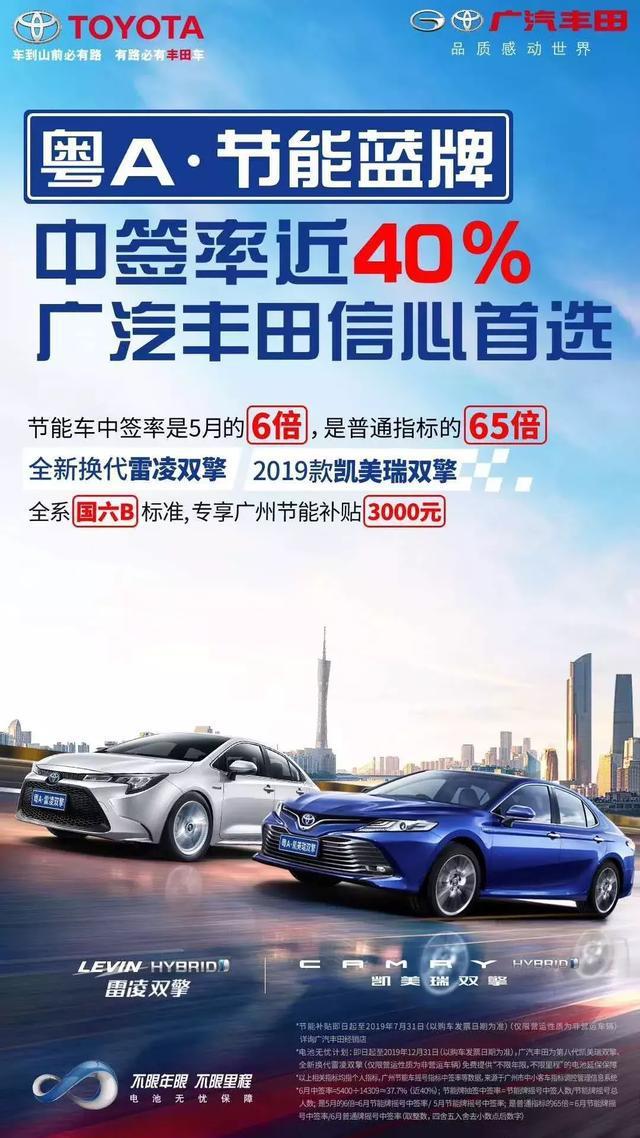 粤A蓝牌的绝佳机会！广州新增5万节能车指标，一半被TA承包？
