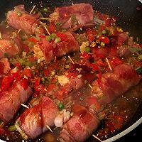 有颜有味的金针菇培根卷