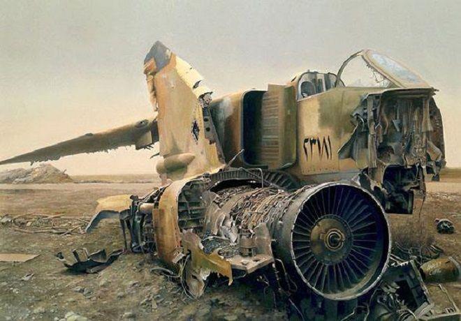 F-14突然开火，当场击落一架轰-6D，多年后战神轰炸机横空出世