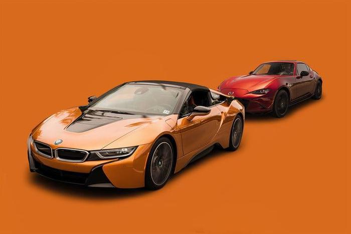 比不过同级跑车的宝马I8 Roadster，能否凭借靓丽外形赢得喜欢