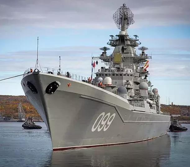 世界最大核动力巡洋舰，俄罗斯彼得大帝号核动力导弹巡洋舰