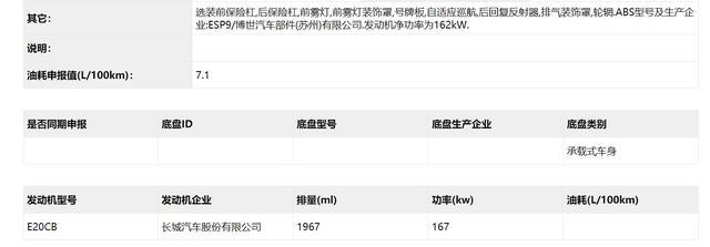 外观细节小改，换新发动机，新款WEY VV5亮相