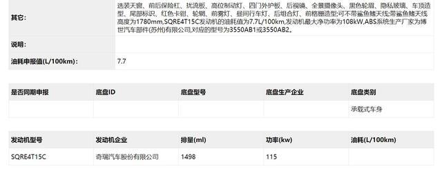 进一步拉低价格门槛，捷途X95 1.5T车型亮相工信部