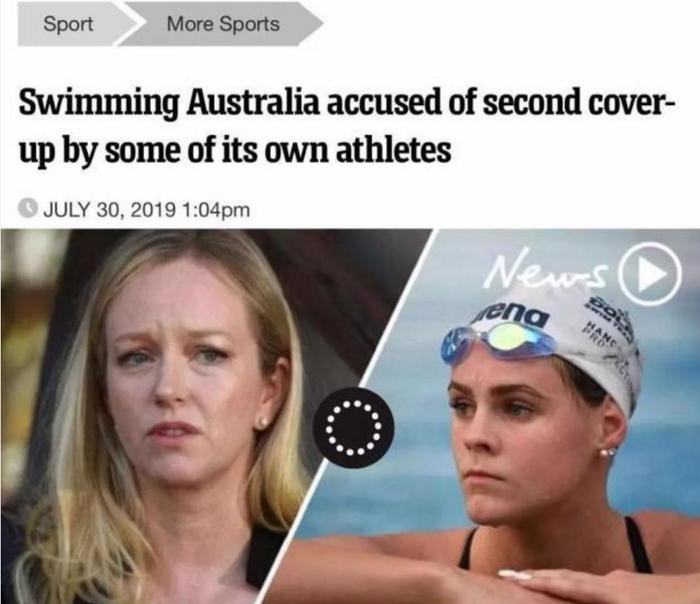 可怕！澳洲游泳队又曝丑闻，为了获胜故意加重运动员伤残程度