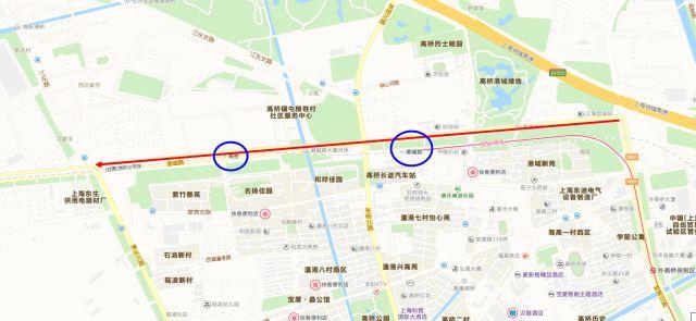 解读上海市浦东新区港城路的改建：与地铁10号线同为北部交通要