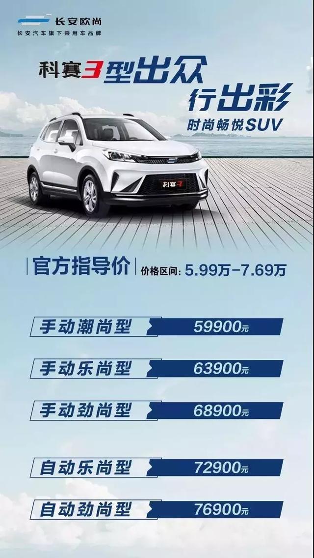5.99万就能买到一款SUV 长安欧尚科赛3实力怎样？
