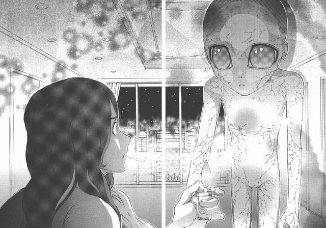 惊悚漫画推荐：女孩想把自己整成动漫人物，最终整个脸都变形了