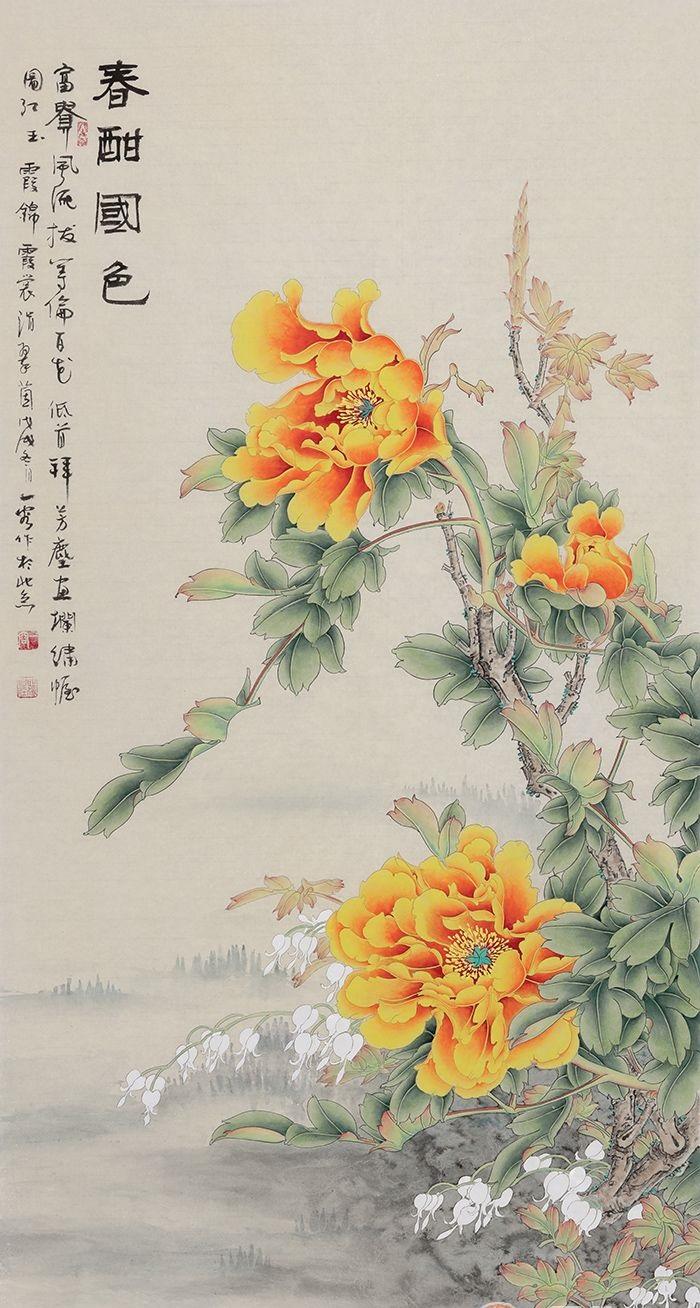 走廊尽头挂什么画好 花鸟画装饰更诗情画意