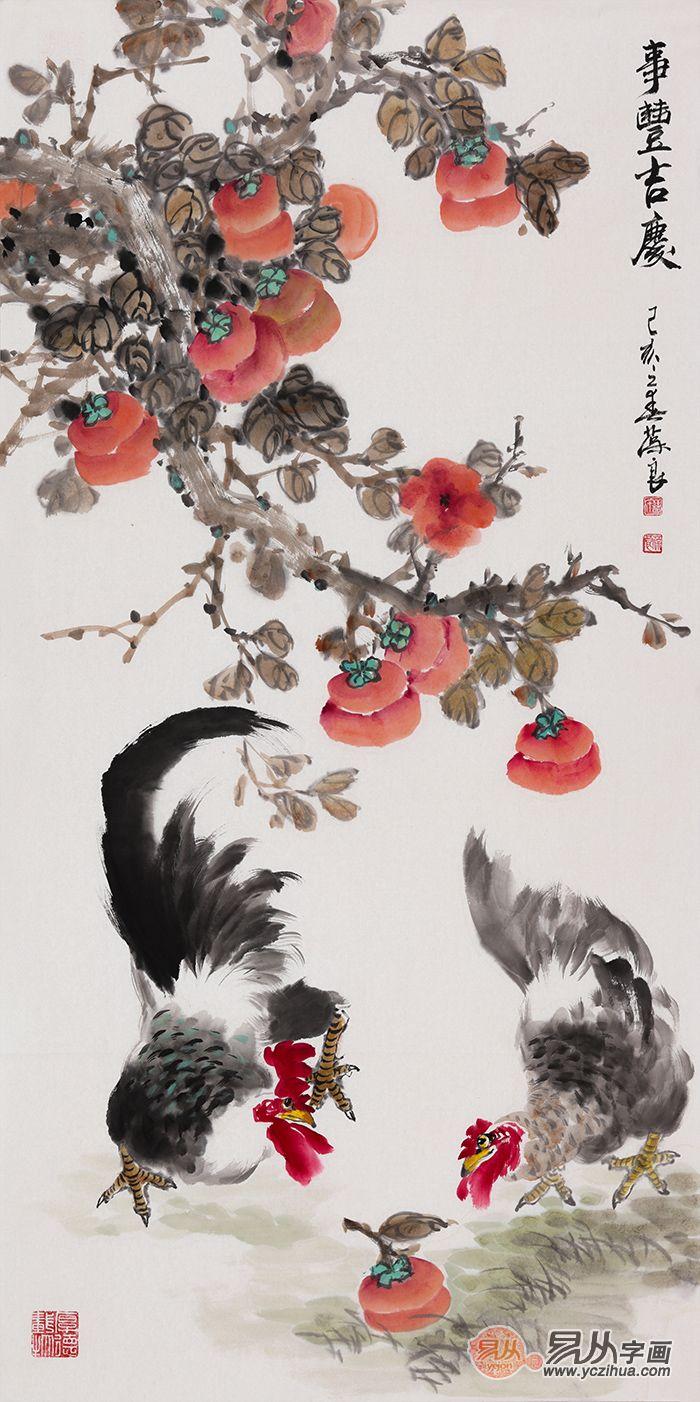 走廊尽头挂什么画好 花鸟画装饰更诗情画意