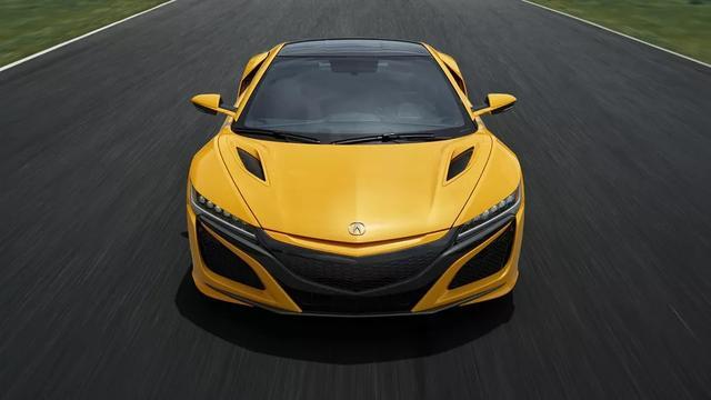 讴歌NSX 2020款车型增加了复古的黄色黄调